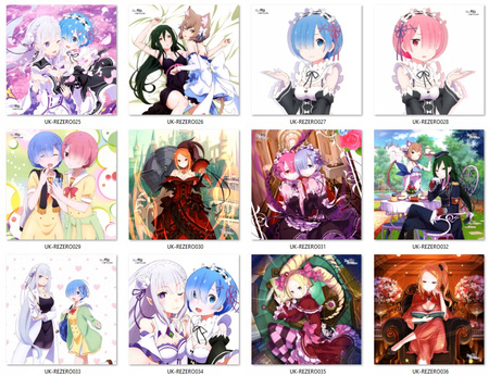Poduszka kwadratowa Re:Zero kara Hajimeru Isekai Seikatsu DO WYBORU