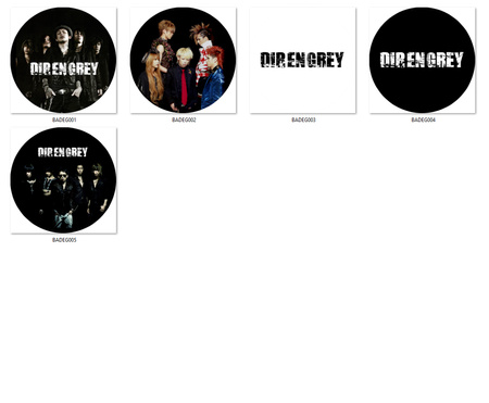 Przypinka Dir en Grey DO WYBORU